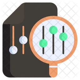 Digitale Analyse  Symbol