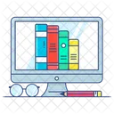 Digitale Bibliothek Digitale Bucher Online Bibliothek Icon