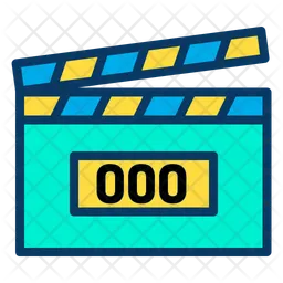 Digitale Filmklappe  Symbol