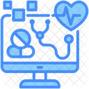Digitale Gesundheit Gesundheitswesen Medizin Symbol