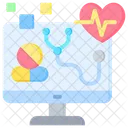 Digitale Gesundheit Gesundheitswesen Medizin Symbol