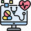 Digitale Gesundheit Gesundheitswesen Medizin Symbol