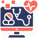 Digitale Gesundheit Gesundheitswesen Medizin Symbol
