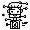 Digitale Identität  Symbol