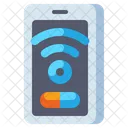 Digitale Medizin Medizinische Karte Gesundheits App Symbol