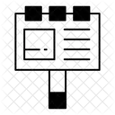 Digitale Plakatwerbung  Symbol