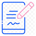 Digitale Unterschrift Symbol