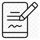 Digitale Unterschrift Symbol