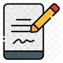 Digitale Unterschrift Symbol