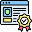 Digitale Signatur Signatur Sicherheit Symbol