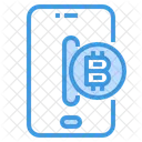 Bitcoin Smartphone Blockchain Symbol