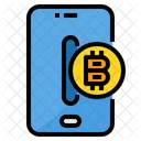 Bitcoin Smartphone Blockchain Symbol