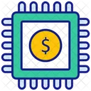 Digitale Wahrung Adsense Blockkette Symbol