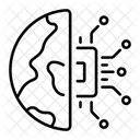 Digitale Welt  Symbol