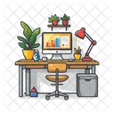 Laptop Geschaft Arbeiten Symbol
