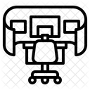 Digitaler Bildschirm  Symbol