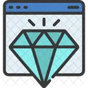 Digitalwert Wert Diamant Symbol