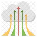 Digital Hochladen Migration Icon