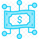 Digitales Geld  Symbol