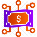 Digitales Geld  Symbol