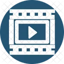 Digitales Marketing Medienwerbung Video Tutorial Icon