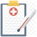 Digitales Thermometer  Symbol