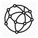 Netzwerk Kommunikation Internet Symbol