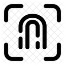 Interface Do Usuario Impressao Digital Dedo Ícone