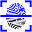 Digitalização de impressões digitais  Ícone