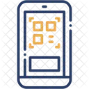 Digitalizacao Smartphone Codigo QR Ícone