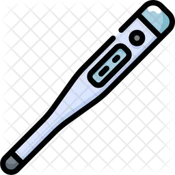 Digitales Thermometer  Symbol