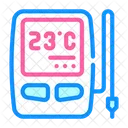 Digital Thermometer Sensor Symbol