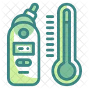 Digitales Thermometer  Symbol