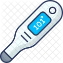 Digitales Thermometer  Symbol