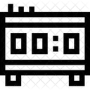 Digitaluhr Wechselstrom Audiobuchse Symbol
