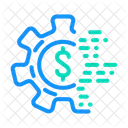 Digitization Dollar Process Financial Process Icon