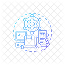 Digitization in supply chain  Icon