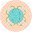 Digtal World Metaverse Digtal Icon