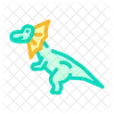 Dilophosaurus Dinosaur Animal Icon
