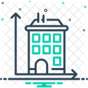 Dimension House Height Icon
