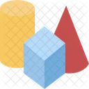 Dimension Objects Geometry Icon