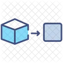 Dimensionality reduction  Icon