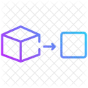 Dimensionality reduction  Icon