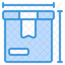 Dimensoes Medida Caixa Ícone