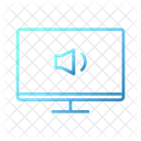 Diminuir Monitor De Som Smarthome Tecnologia Ícone