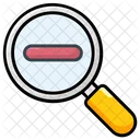 Diminuir Zoom Lupa Lupa Icon