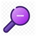 Diminuir Zoom Zoom Lupa Icon