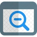 Reduzir o zoom  Icon