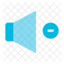 Diminuir Volume Usuario Interfaces Ícone
