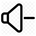 Interface Do Usuario Botao Diminuir Volume Ícone